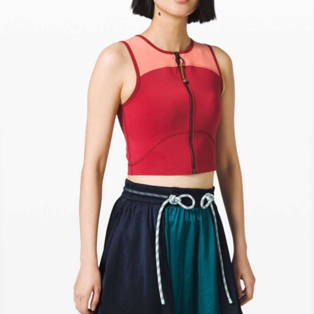 Lululemon Face Forward Crop Top *lululemon x Roksanda sz s